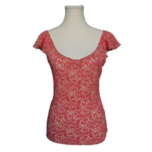 Guess Laced Pink Blouse